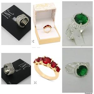 Lot of 3 size 5 rings INC and Charter Club NEW